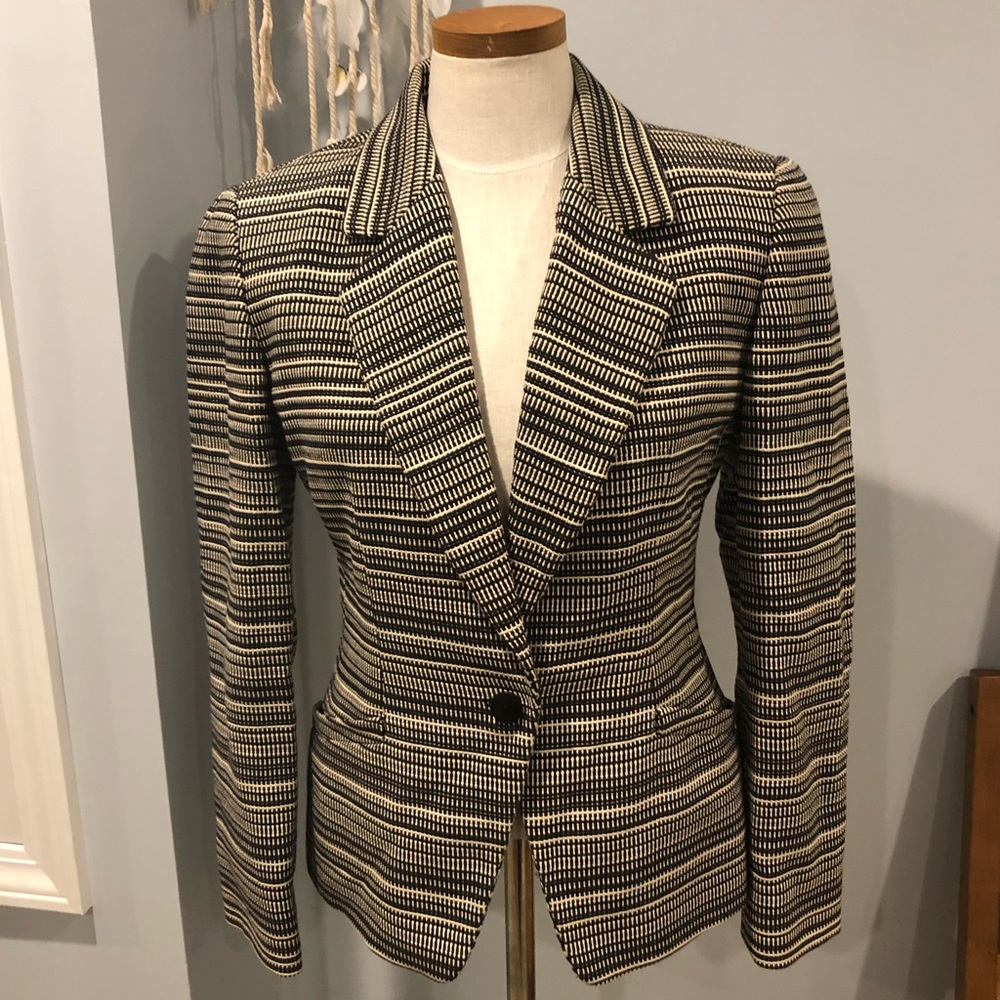 Linda Allard cotton ELLEN TRACY Blazer Jacket